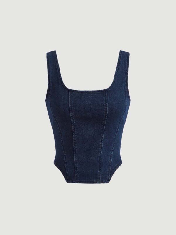 Corset Denim Top