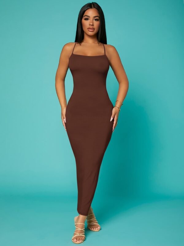 Single Strap Bodycon Dress - Image 3