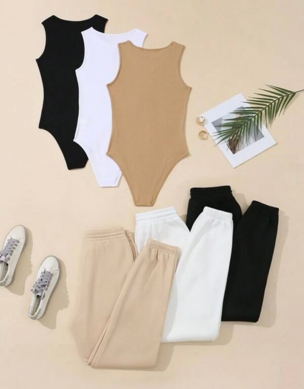 Sue Bodysuit and Sweat Pant Set - Image 2