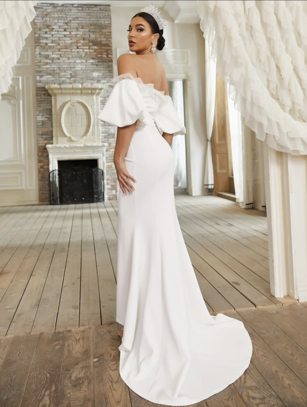 Off Shoulder Wedding Dress - Image 2